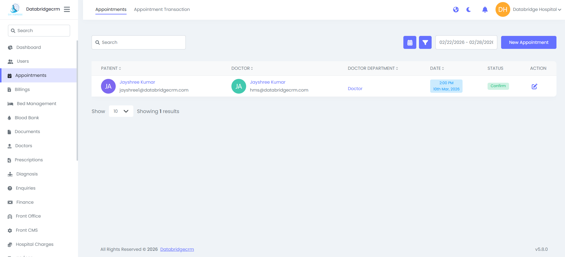 Appointments Module Image